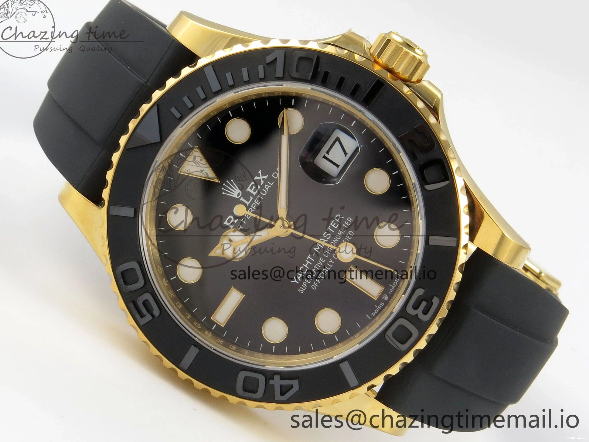 0102 Resilient Yacht-Master 226658 VSF 1:1 Best Edition Black Dial on Oysterflex Strap VS3235 (Gain Weight) V 174